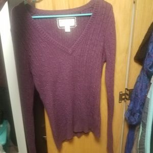 (2 for $20) American Eagle Outfitters Purple Sweater